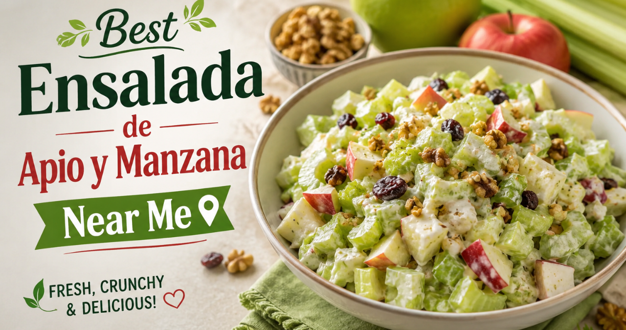 Best Ensalada de Apio y Manzana Near Me